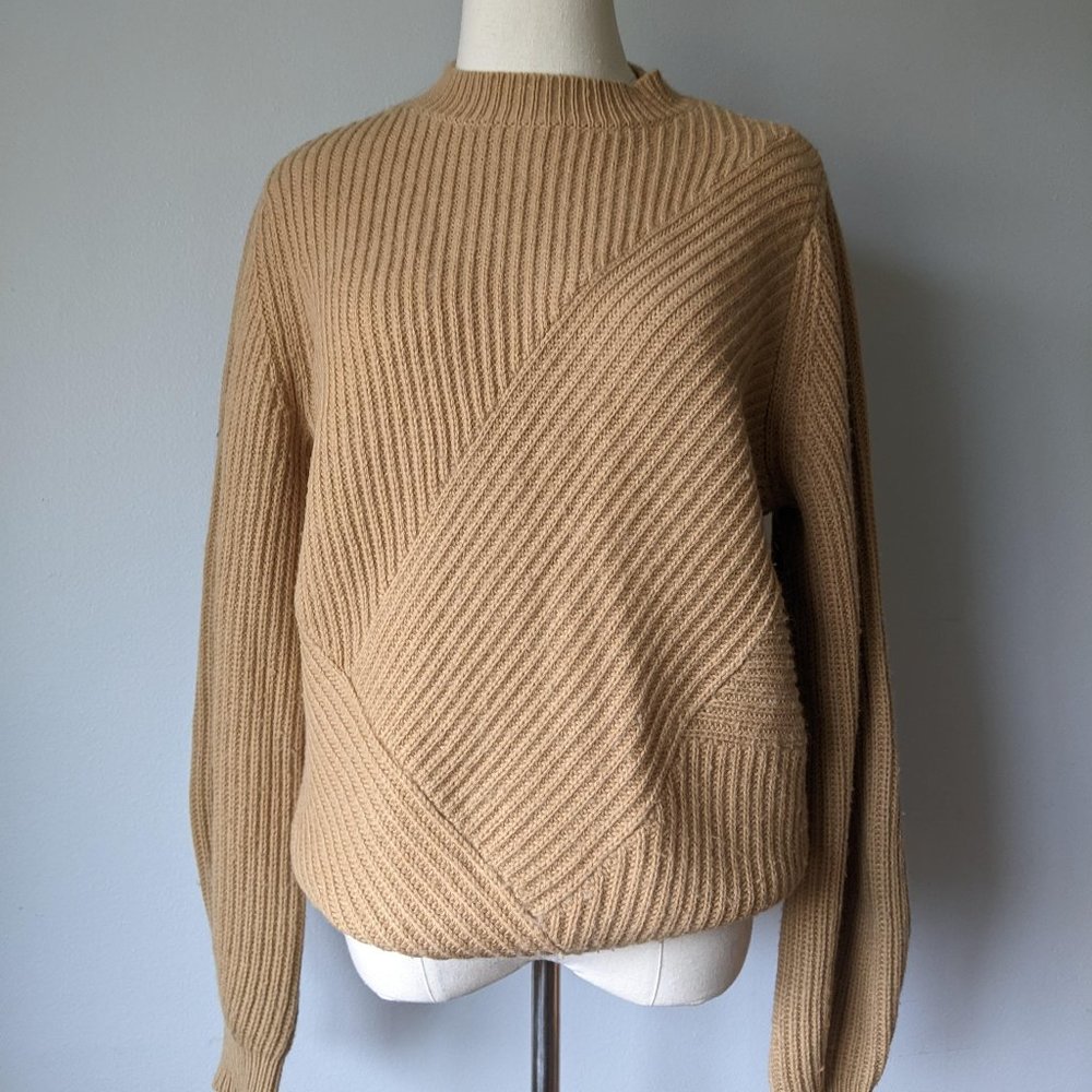 Camel colored Sezane sweater, size L